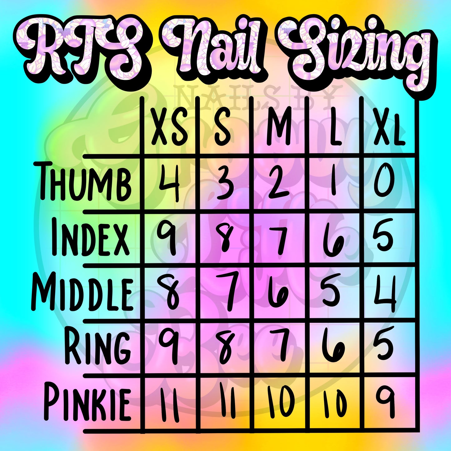 M/L extra short square RTS nails