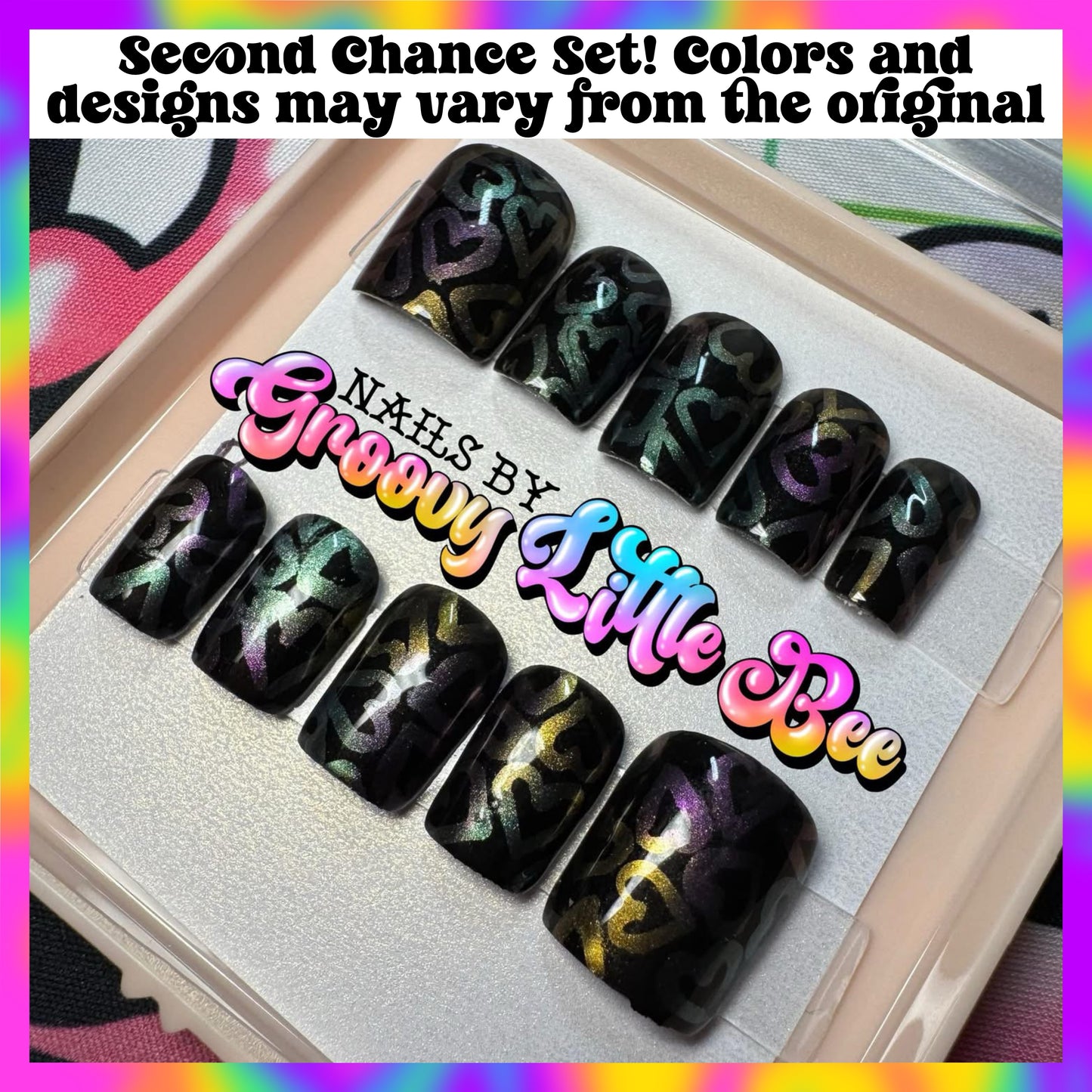 MADE TO ORDER Chrome Hearts Nails