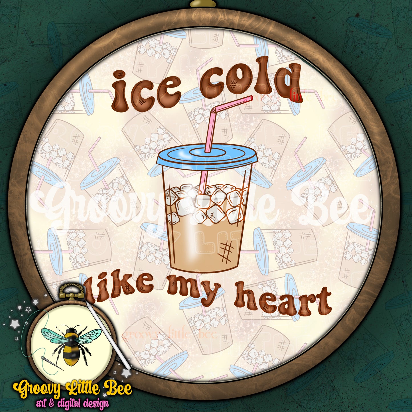 Simple Iced Coffee PNG