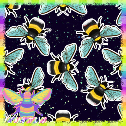 Logo Bees Seamless