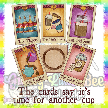 Coffee Tarot PNG