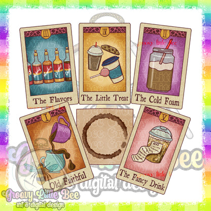 Coffee Tarot PNG