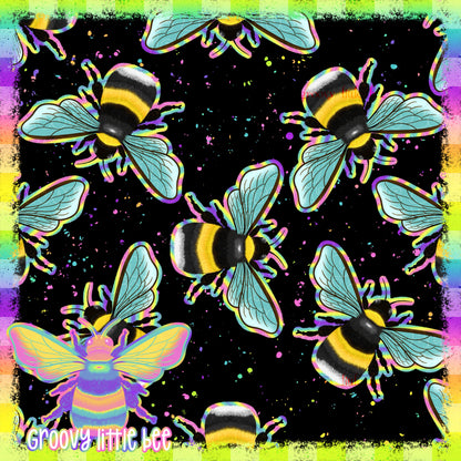 Logo Bees Seamless