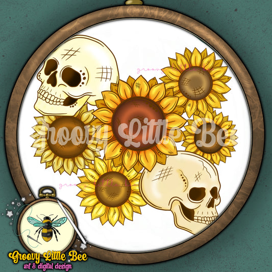Skelly Sunflower PNG