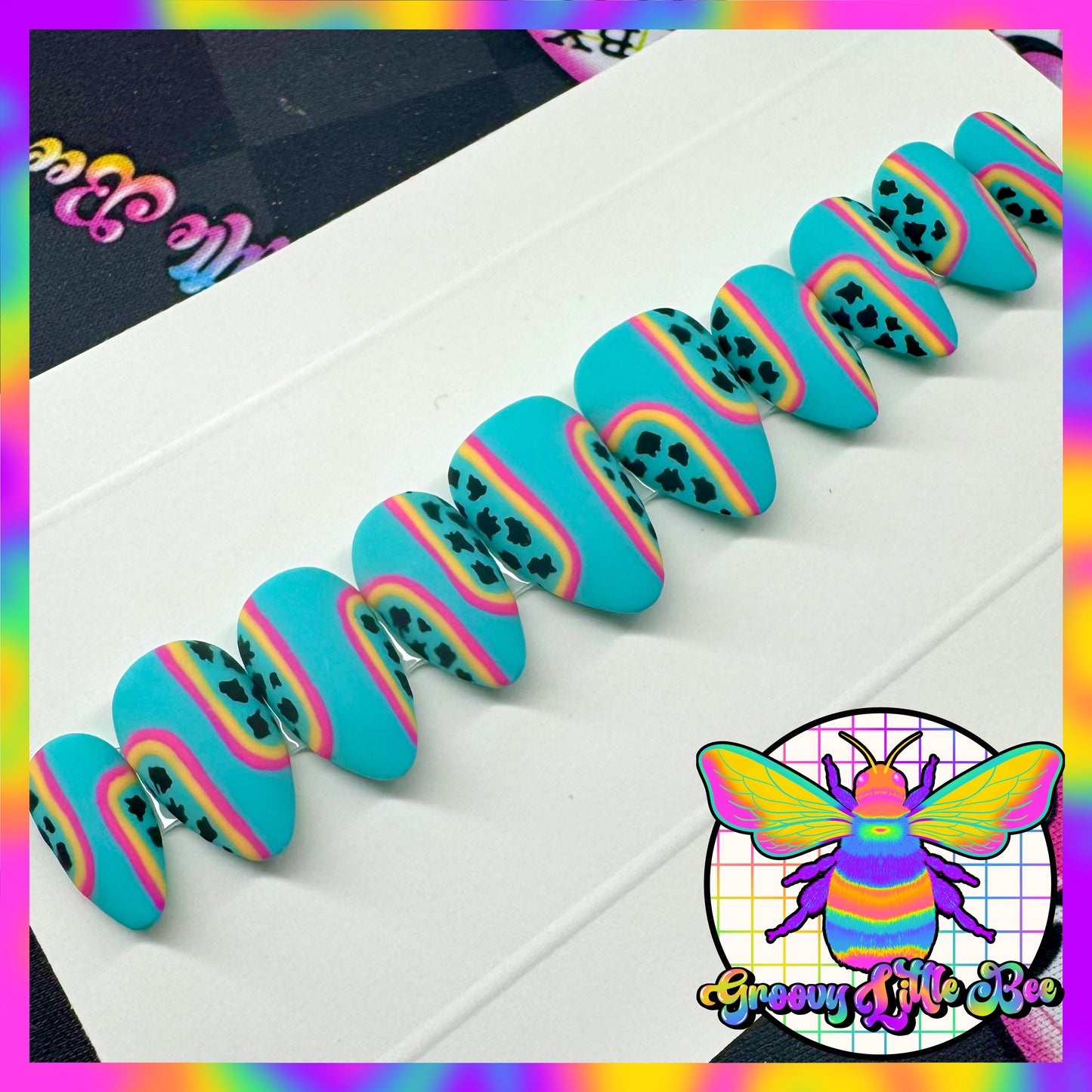 MADE TO ORDER Funky Spot Nails