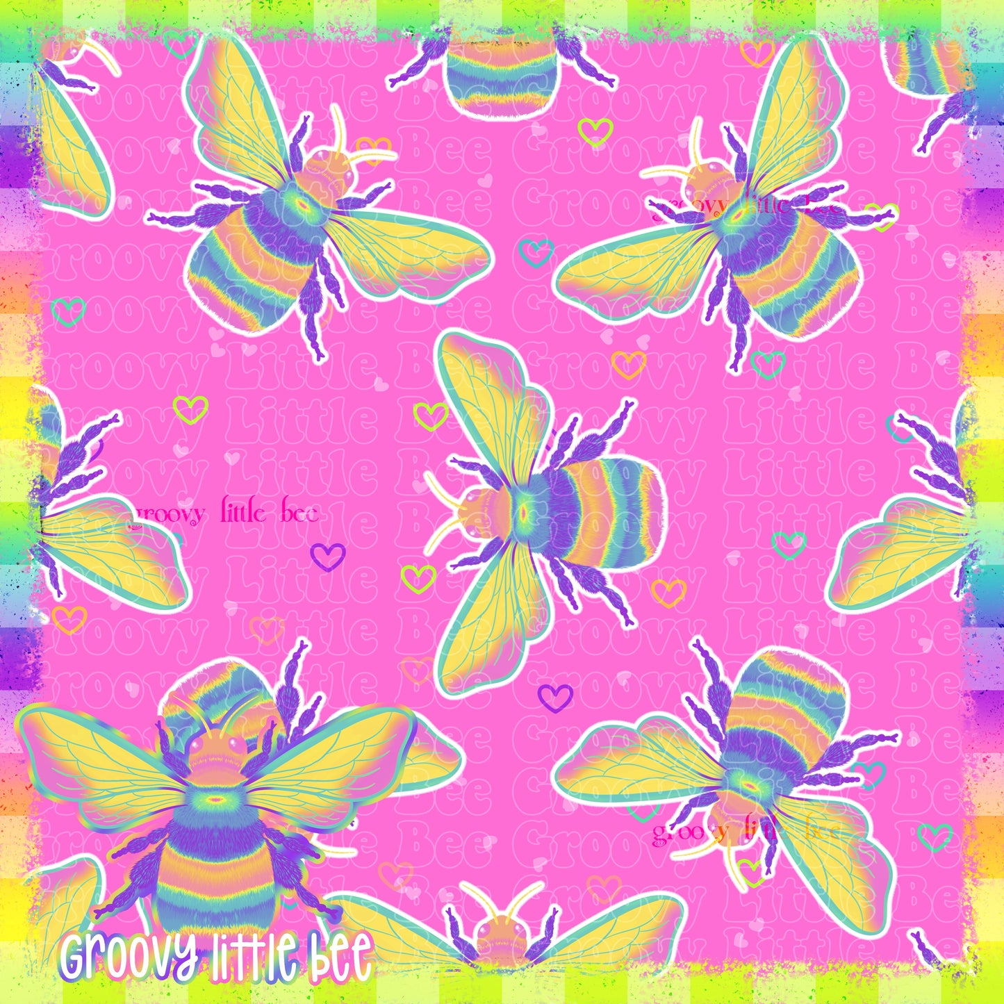 Logo Bees Seamless