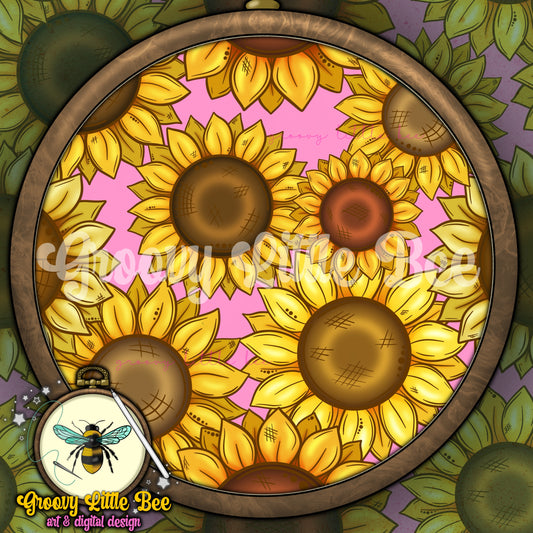 Sunflowers Seamless