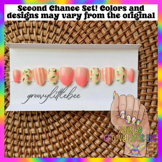MADE TO ORDER Peachy Nails