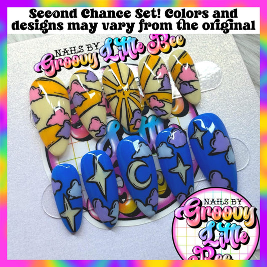 MADE TO ORDER Sun and Moon Nails