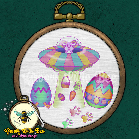 Easter UFO PNG
